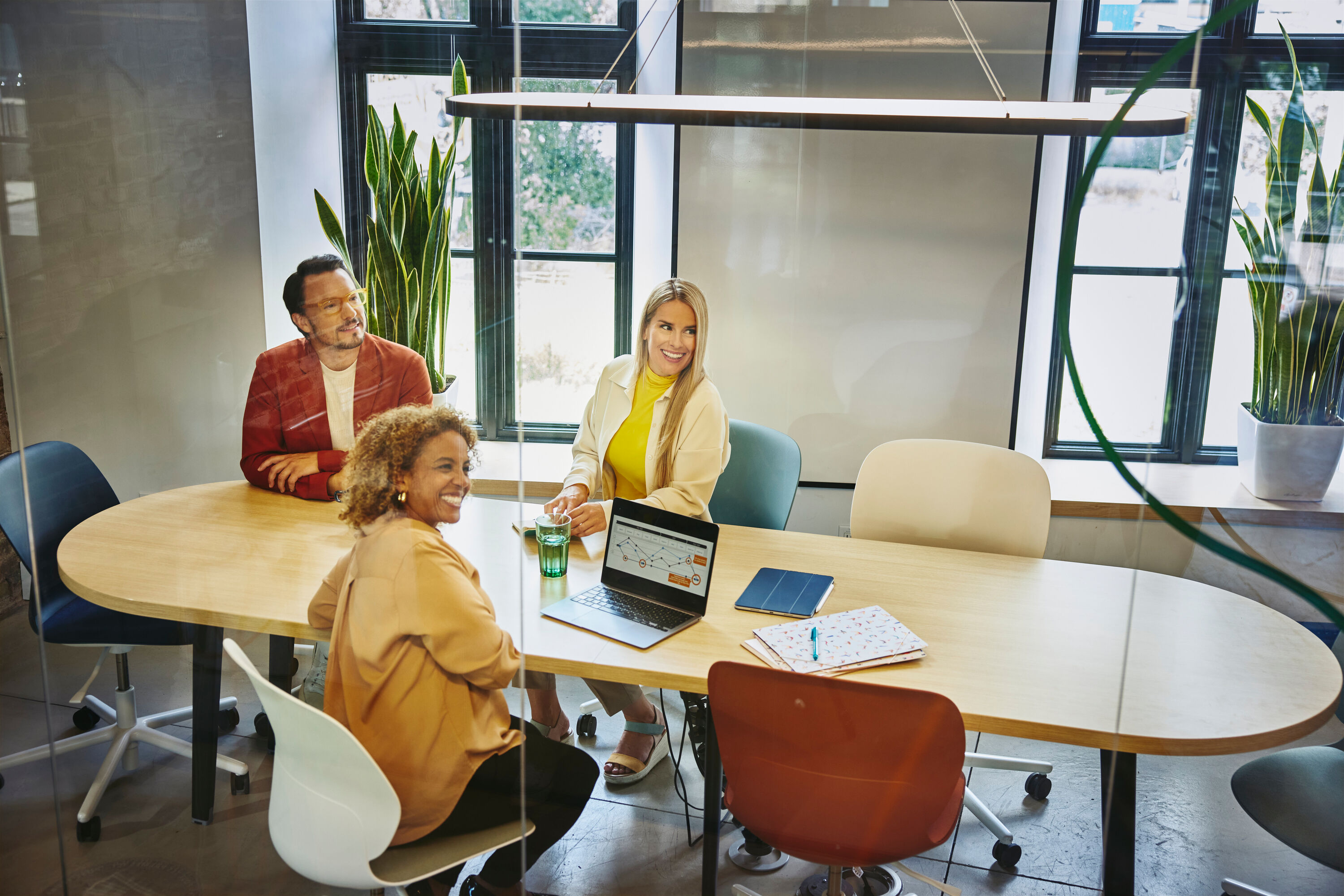 People in a conference room